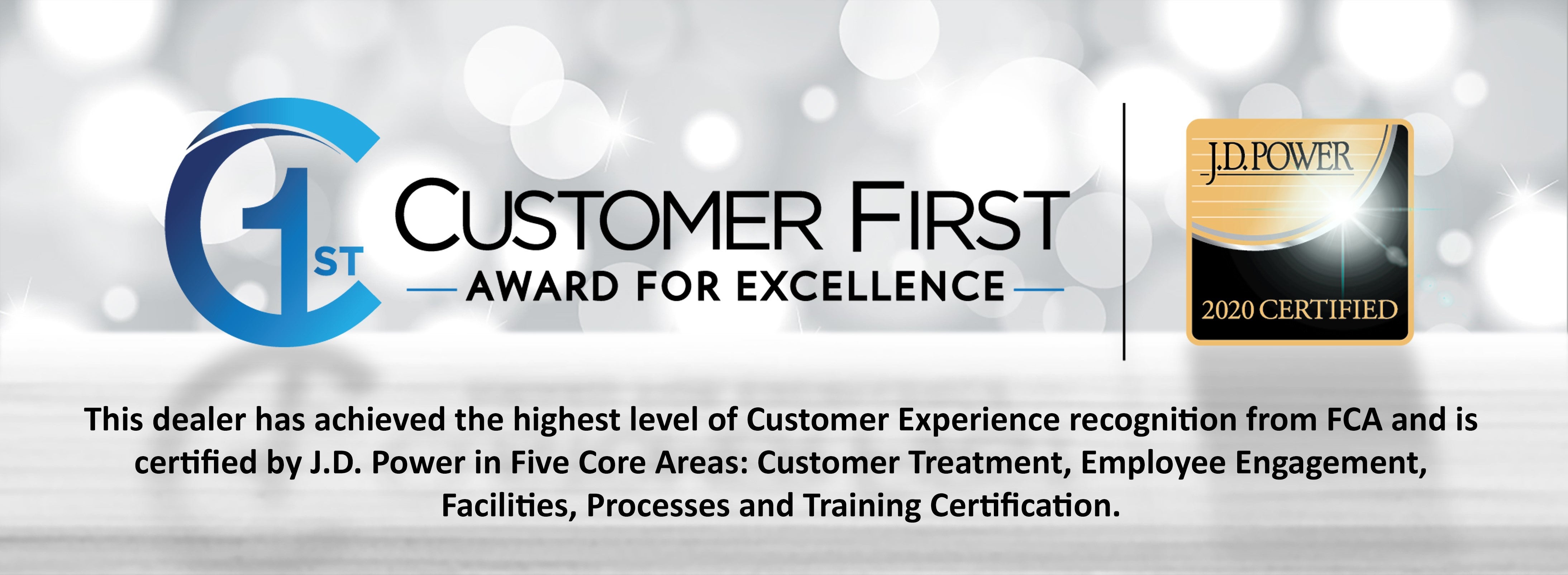 Customer First Award for Excellence for 2019 at Capper Chrysler Dodge Jeep Ram, Inc. in Washington, IA